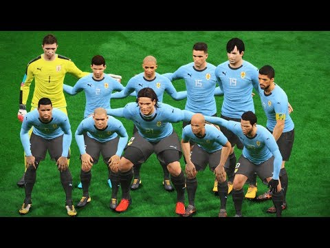 Uruguay vs Czech Republic | International Friendly Match 2018 | Cavani scored 2 goals Pes Gameplay