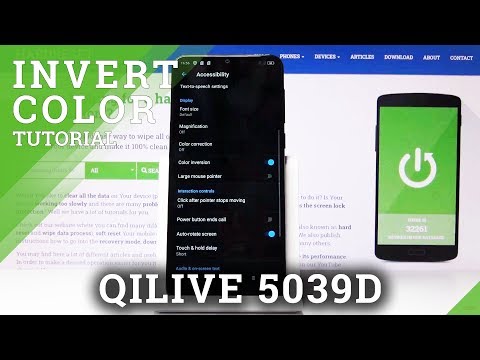How to Use Color Inversion in Qilive 5039D – Invert Colors