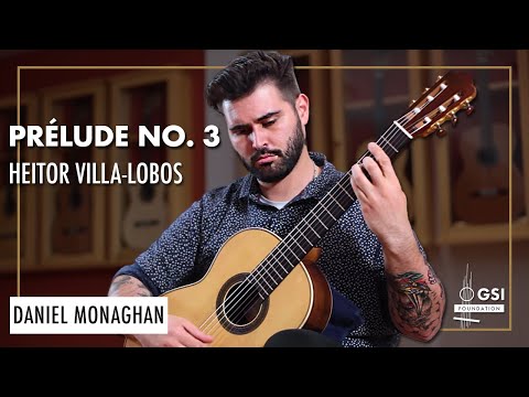Heitor Villa-Lobos' "Prélude No. 3" performed by Daniel Monaghan on a 2023 Edmund Blöchinger guitar