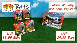 Simba - Feuerwehrmann Sam - Figurines Doppelpack IV (109252515) + Polizei Wallaby (109252537)
