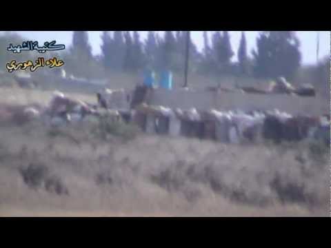 استهداف حاجز خالد واو في ريف حمص بواسطة القناصات والأسلحة الخفيفة تمهيداً لاقتحامه قبل كتيبة الشهيد علاء الزهوري