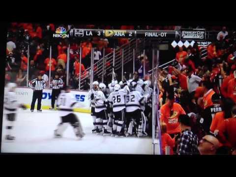 Kings beat Ducks in game 1 - 2014 NHL playoffs, round 2