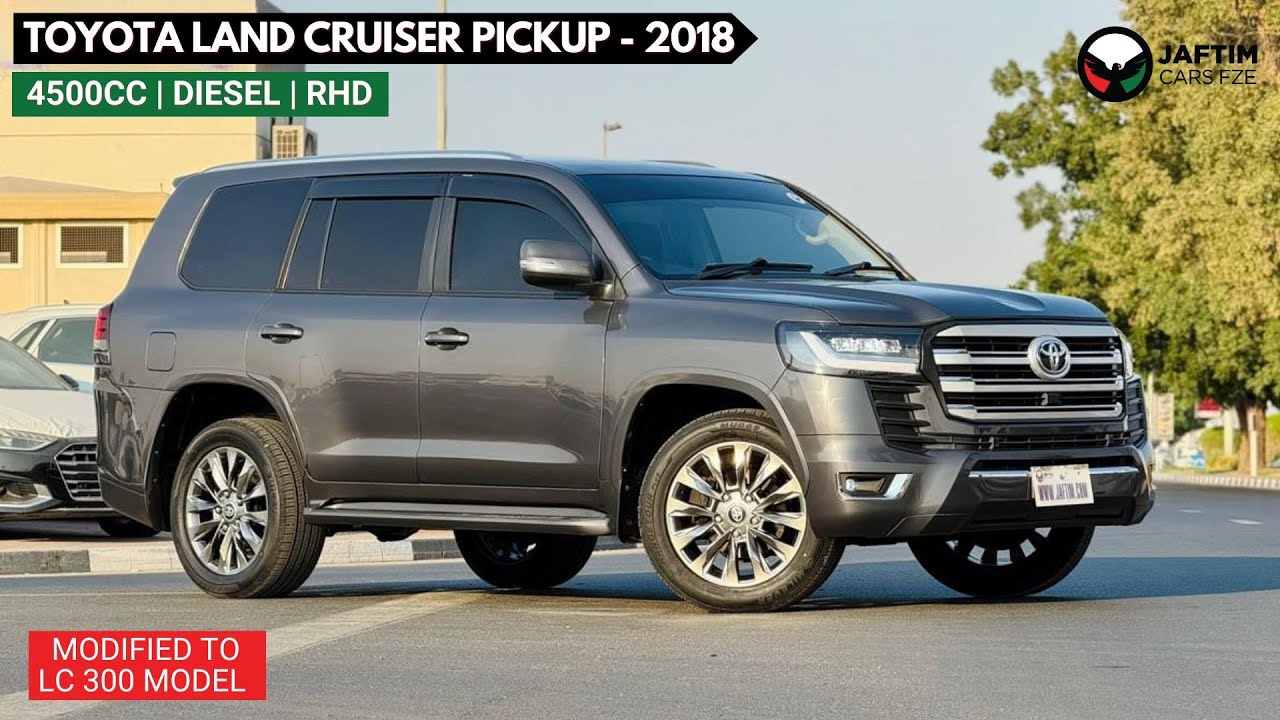 Toyota Land Cruiser MODIFIED TO LC300 MODEL | PUSH START | SUNROOF | AT | 4.5L | POWER SEATS video