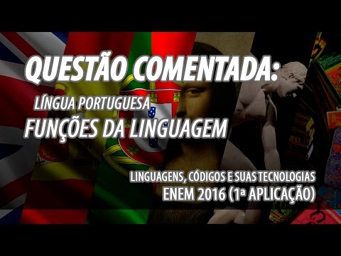 ENEM 2016 Azul: Questão 97: Português - Funções da Linguagem (Correção Dirigida ENEM)
