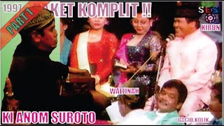 Download lagu WAYANG Ki Anom Suroto || Petruk Kembar 3 || Bagio Kirun Kholik || Waljinah || Sunyahni (1997) mp3