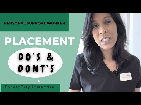 How to Survive PSW Placement | Personal Support Worker | Forest City Homecare