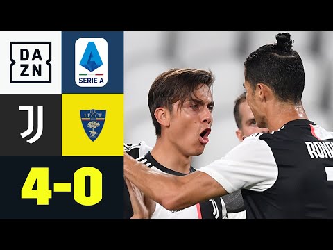 Dybala erneut stark! Juventus zündet spät, dafür aber richtig: Juventus - Lecce 4:0 | Serie A | DAZN
