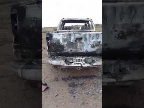 Guardia Mitre: robaron una camioneta y apareció incendiada