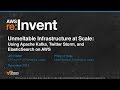 Infrastructure at Scale: Apache Kafka, Twitter Storm & Elastic Search (ARC303) | AWS re:Invent 2013 Infrastructure at Scale: Apache Kafka, Twitter Storm & Elastic Search (ARC303) | AWS re:Invent 2013