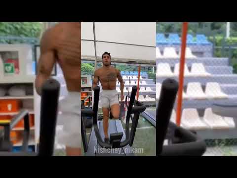 Cardio gym session by Tokyo Olympic 2020 gold medalist 🥇 Lemont Marcell Jacobs 🇮🇹