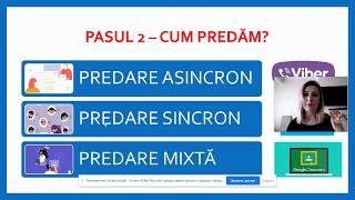 Demararea procesului de predare online pas cu pas.