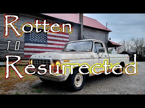 ROTTEN TO RESURRECTED - Forgotten Ford F100 P1. - Cooling & Heating Systems