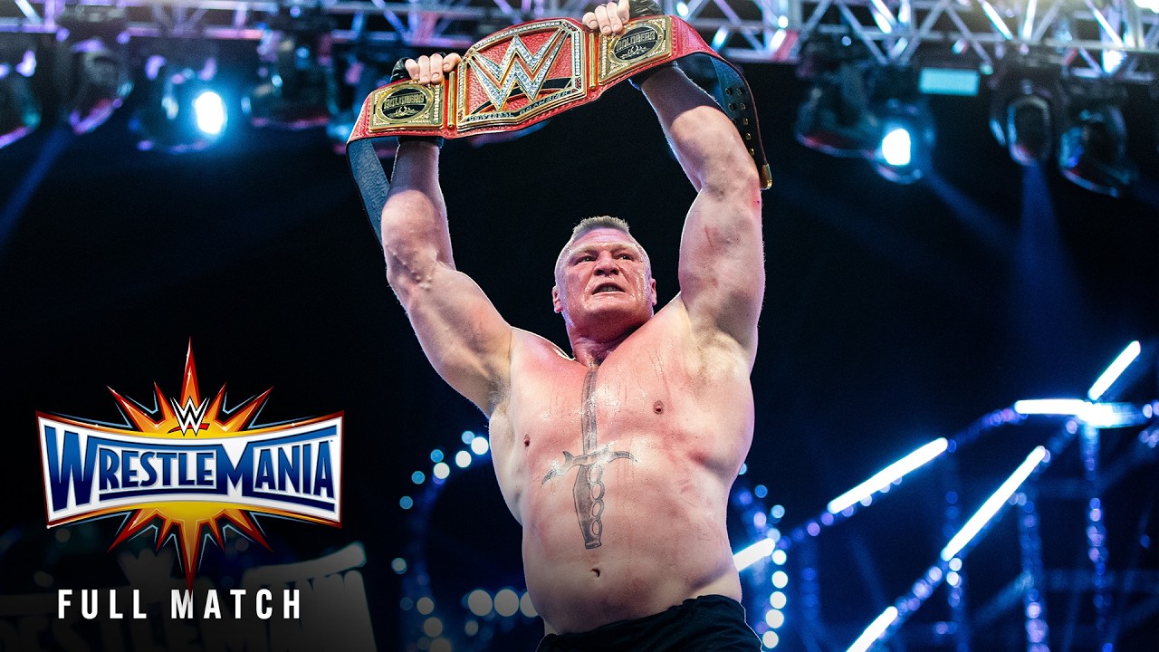 FULL MATCH: Goldberg vs. Brock Lesnar | Universal Title Match: WrestleMania 33