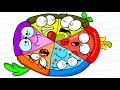 Crazy Vegetable PIZZA PARTY || Awkward Moments and Funny Fails || Avocado Couple