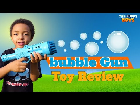 Ultimate Bubble Bazooka! 🫧🔫 Electric Bubble Machine Gun Review (1000s of Bubbles!)