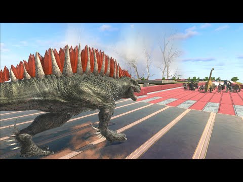 Trying to escape from SPINOSAURUS-REX - Animal Revolt Battle Simulator