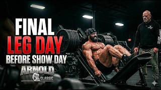 4 DAYS OUT FROM ARNOLD CLASSIC | LEGDAY |
