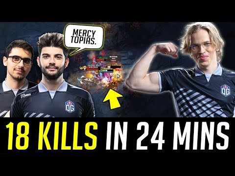 Topson New IMBA Mid Hero - 18 KILLS in 24 Mins Game?! DOTA 2