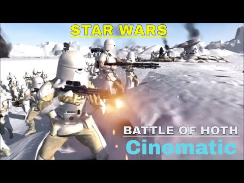 BATTLE OF HOTH (Cinematic) men of war assault squad 2 star wars mod