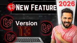 Laravel 13 New Features Explained 2026 🔥 | AI SDK, Queue Routing, JSON API  #laravel13 #laravel thumbnail