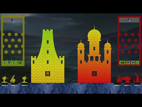 Castle Destruction Marble Race in ALgodoo ☆ The War Day #174-177