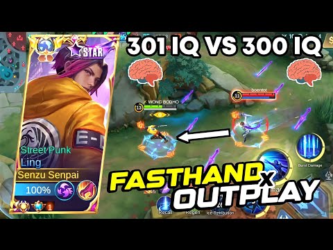 LING FASTHAND MET LETUZAWA Student | 301 IQ VS 300 IQ BEST OUTPLAY - Mobile Legends