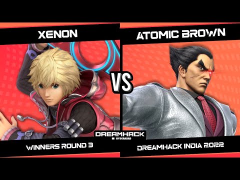 Xenon (Shulk) vs Atomic Brown (Kazuya) - DreamHack India 2022 - Smash Ultimate