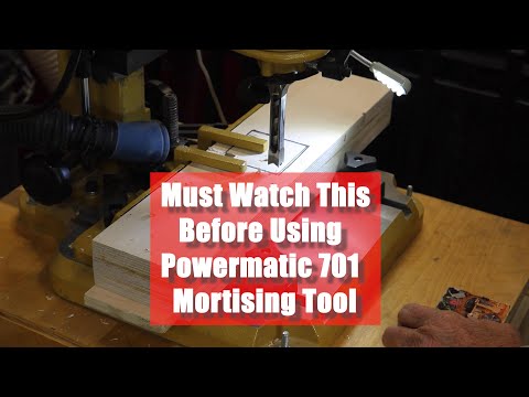 Powermatic Benchtop Mortiser PM701- Tips, Tricks and Techniques for How to Use for Good Results