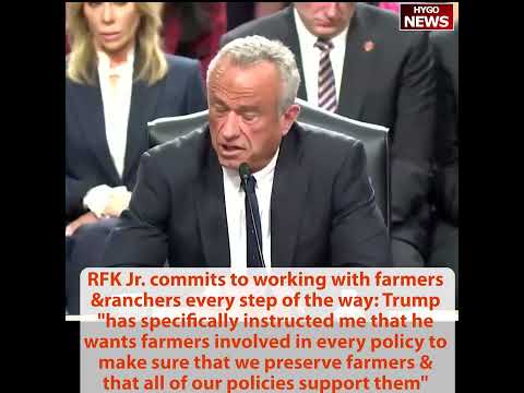 RFK: end late-term abortions, commit to not firing anybody who is doing their job, farmers