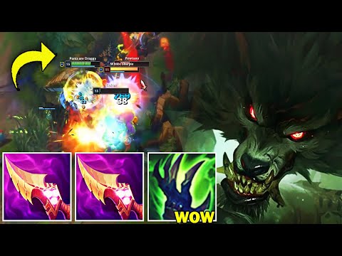 Warwick gets TWO on hit items for the price of one and it's not balanced