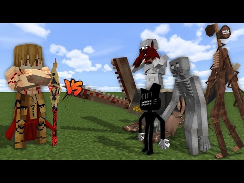 GILGAMESH vs SCP-682, SCP-096, SIREN HEAD, CARTOON CAT and CARTOON DOG!