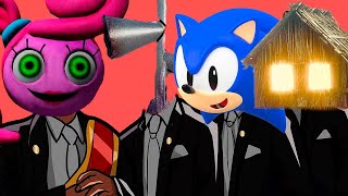 Download lagu Mommy Long Legs & Siren Head & House Head - Coffin Dance (Cover) mp3