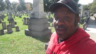 Kevin Grace visits the unmarked grave of John Wilkes Booth in Baltimore
