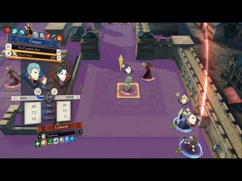 Fire Emblem Three Houses - Caspar (Blue Lions) vs Linhardt Unique Conversation