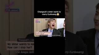 Download lagu #shorts BTOB changsub sister wanna marry eunkwang mp3