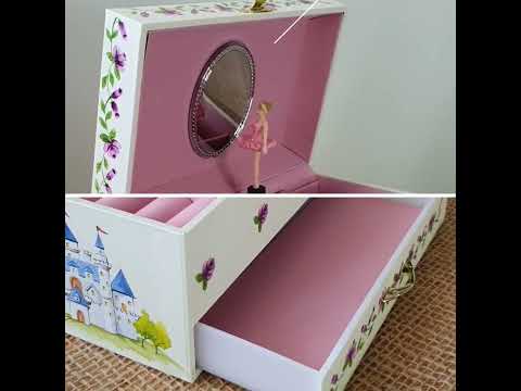 Музикална Кутия за Бижута, Балерина, свири Swan Lake, Eleon 22047