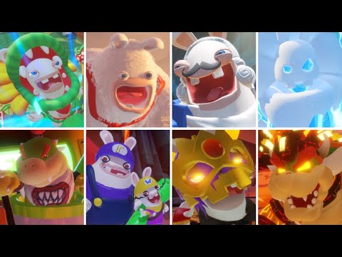 Mario + Rabbids Kingdom Battle - All Bosses