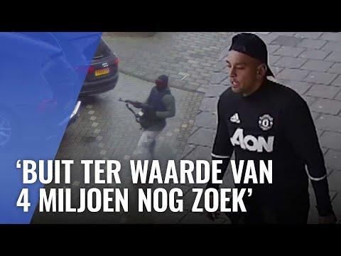 Images of violent robbery of cash transport in North