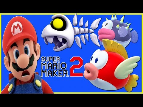 SUPER MARIO MAKER 2 💧 New Underwater Adventure COURSE WORLD Gameplay