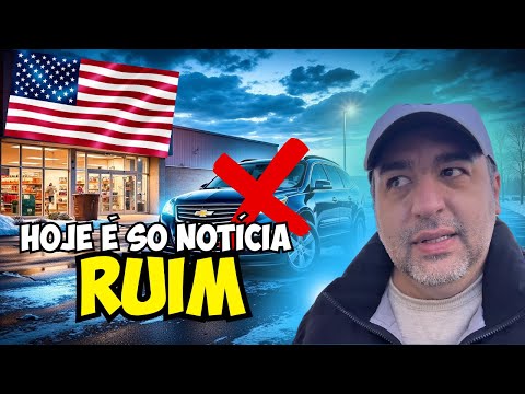 TEMPESTADE DE NEVE CHEGANDO NOS EUA E ESTRESSEI COM ESSE CARRO