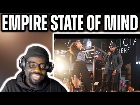 This is Special* Jay Z & Alicia Keys - Empire State of Mind LIVE (Reaction)