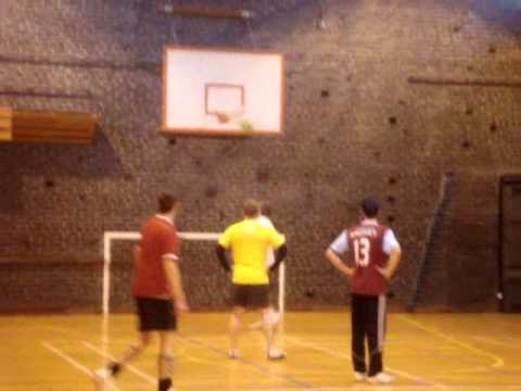 The most amazing shot in football and basketball or footketball in Aspatria