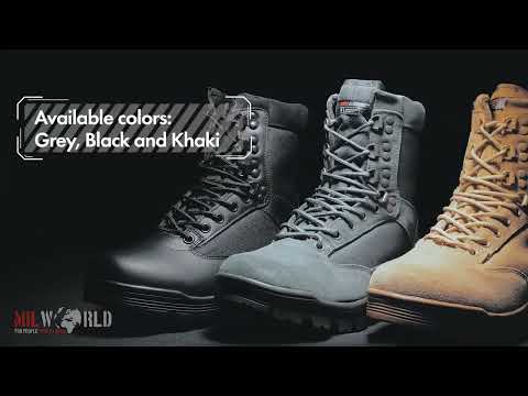 MIL-TEC YKK Khaki Ботинки зимние теплые 3M Thinsulate на застежке берцы Койот 40-46 - фото 1 - id-p1732749752