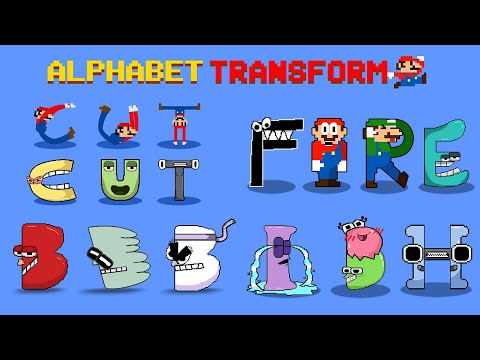 Alphabet Lore (A-Z) But Transformed from Super Mario Bros #3 | Alphabet