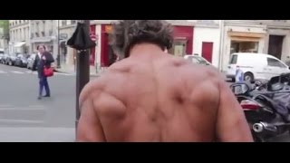 French homeless man, 50 years old, aids patient, street bodybuilder!!! (English subtitles)