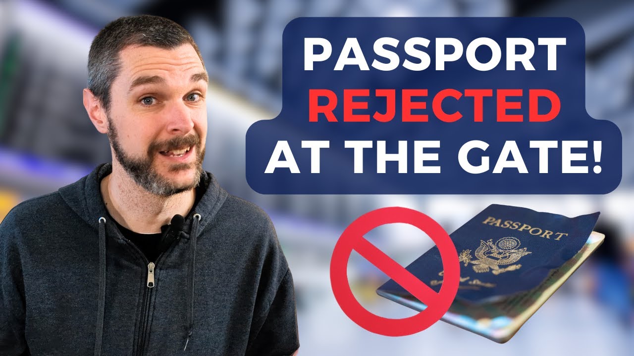 5 Signs Your Passport Will Be Rejected at the Airport #RejectedPassport #DamagedPassport #USPassport