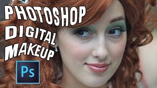 Add Digital Makeup in Photoshop Tutorial