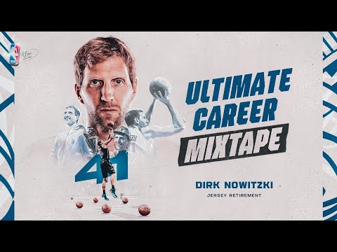 👏 DIRK NOWITZKI 4️⃣1️⃣ jersey RETIRED by Dallas Mavericks | ULTIMATE CAREER MIXTAPE 🤩