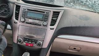 2010 - 2014 Subaru Outback & Legacy Climate Control HVAC Removal Replacement