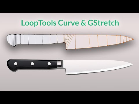 Blender Secrets | LoopTools Curve and GStretch